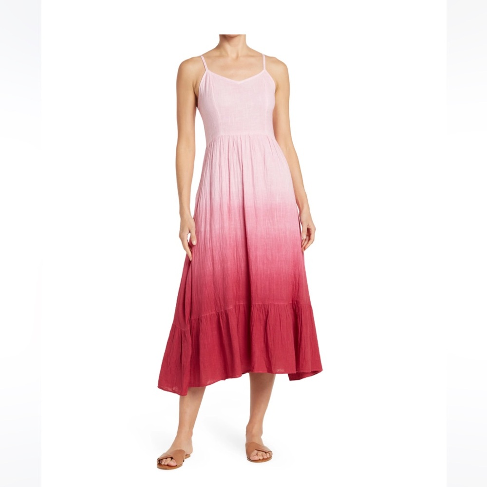 ANGIE Ombré Maxi Sun Dress
